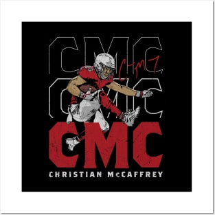 Christian McCaffrey San Francisco Hurdle Posters and Art